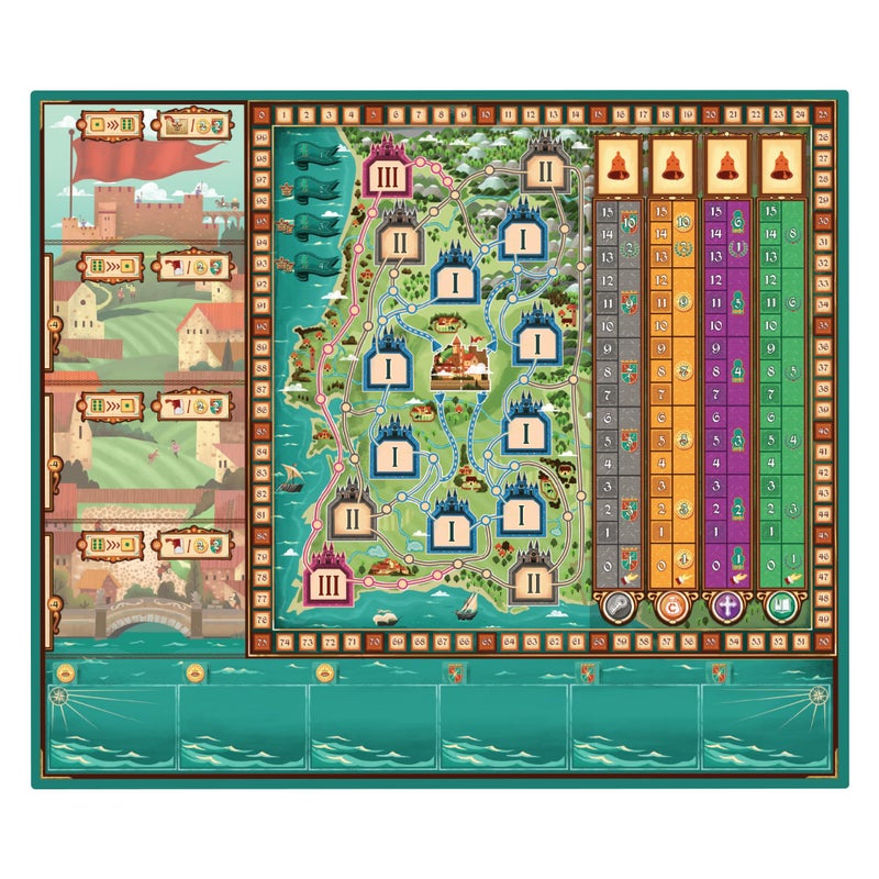 Asmodee Coimbra Board Game - Renaissance Strategy Game with Innovative Dice Mechanism for Kids & Adults, Ages 14+, 2-4 Players, 60-90 Minute Playtime, Made by Eggertspiele - Image 4